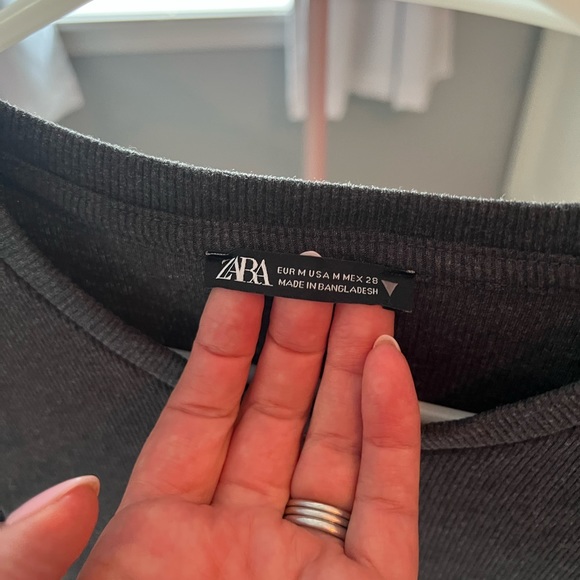 Zara Dark Grey Dress - Picture 4 of 4